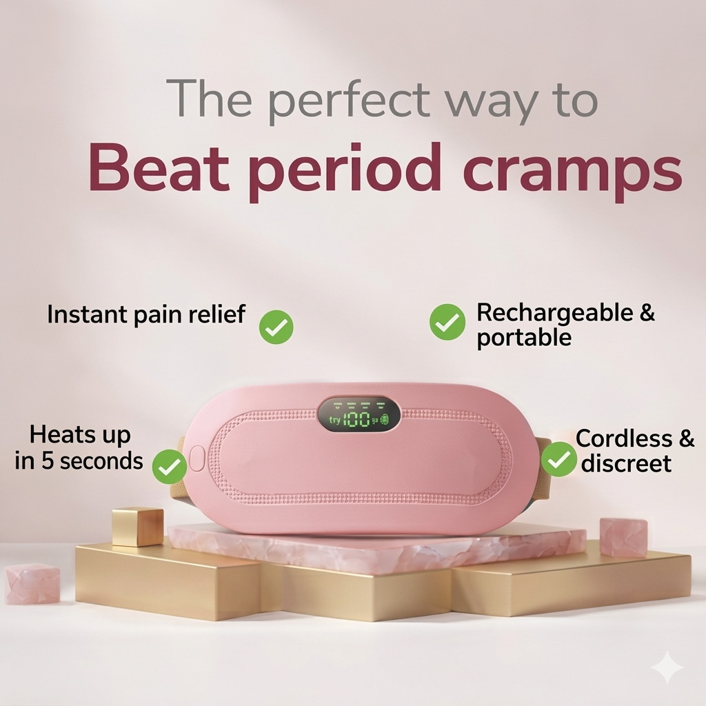 LunaEase Cramp Relief Massager